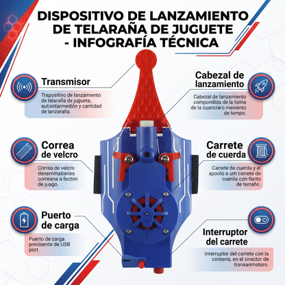 Lanzador de Telarañas Retráctil Kinetak™